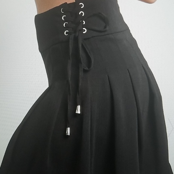 Lace Up Mini Skirt - Picture 3 of 6